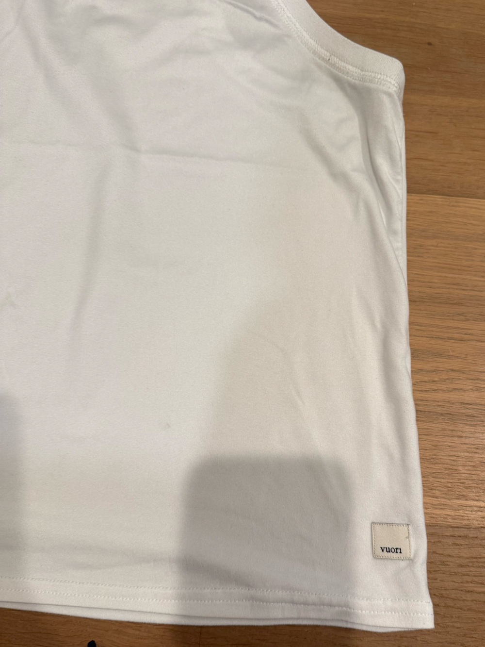 Vuori Energy Top - White Sleeveless Tank Top - Picture 3 of 4